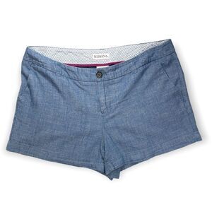 Merona Blue Linen Shorts